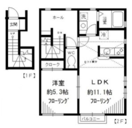 プレミール.K.の物件間取画像